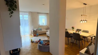 Expose Gepflegte Maisonette-Wohnung mit drei Zimmern sowie Balkon und Einbauküche in Villach