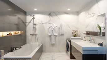 Expose Moderne Wohnung in Wien, Erstbezug, Balkon