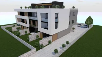 Expose PRIVLAKA – Hochwertiges Gartenapartment (S4) mit 3 Zimmern, Loggia &amp; Garten – Meernähe inklusive