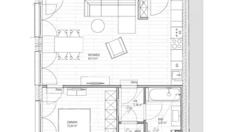 Expose Erstbezug - Coole 2 Zimmer Wohnung mit außergewöhnlicher Dachterrasse