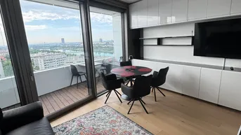 Expose Exklusives, vollmöbliertes Studio in den DANUBEFLATS – Fitness, Wellness &amp; mehr direkt im Haus