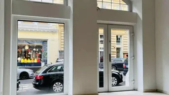 Expose befristet vermietetes Geschäftslokal in Best Lage von Mariahilf | Kernsaniert | 2 Räume + WC