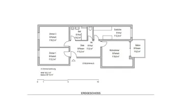 Expose 3-Zimmer Erdgeschosswohnung mit Balkon und Parkplatz in Brixlegg