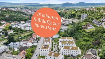 Expose marena - Wohnen in Krems | Miete: Zentrumsnah und doch im Grünen: 2-Zimmer Wohnung mit westseitiger Terrasse