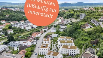 Expose marena - Wohnen in Krems | Miete: Umrandet von Weinbergen, unweit der Innenstadt: 3-Zimmer-Wohnung mit schöner Terrasse