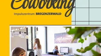 Expose Sharing Desk im Open Space Coworking Impulszentrum BREGENZERWALD