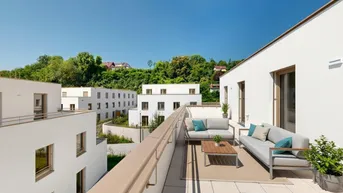 Expose marena - Wohnen in Krems: 4-Zimmer-Wohnung mit großer, sonniger Dachterrasse