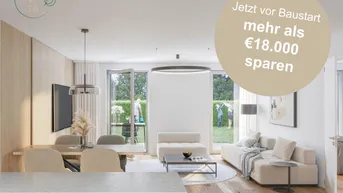 Expose LAVITA - 2 Zimmer Gartenwohnung mit Terrasse, Parkett &amp; Fußbodenheizung - jetzt Baustartaktion nutzen