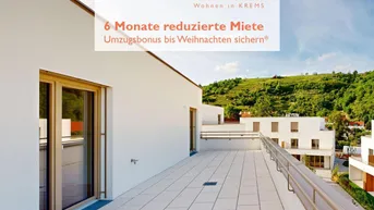 Expose 3-Zimmer-Dachgeschoßwohnung mit großer Terrasse + Umzugsbonus: 6 Monate reduzierte Miete | marena – Wohnen in Krems Haus 75b