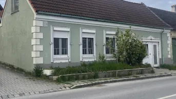 Expose Renovierungsbedürftiges Einfamilienhaus mit Garten und Keller in Hohenruppersdorf