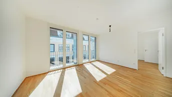 Expose Zwischen Naschmarkt und Margaretenplatz: Sonnige 2-Zimmer-Neubauwohnung mit Freifläche