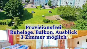 Expose Raumwunder in zentraler Ruhelage: Wohnung mit idealer Raumaufteilung und hofseitigem Balkon (3 Zimmer möglich)