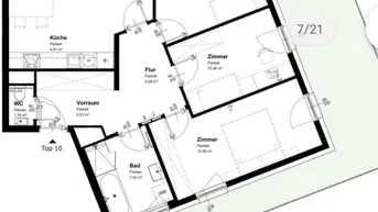 Expose Wohnung Neubau mit Garten in Wien Essling