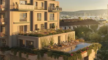 Expose Ruhe mit Aussicht – Exquisites Apartment nahe Boka Place Einheit E 201 Porto Montenegro