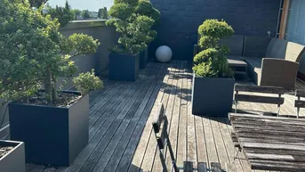 Expose Exklusives Penthouse zu vermieten - 140 m² Wohnfläche, 50 m² Terrasse, 2 TG Plätze