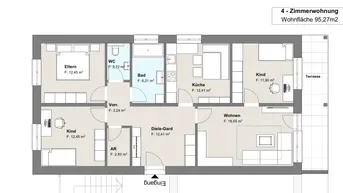 Expose Moderne 4-Zimmer Wohnung mit Balkon und Tiefgarage