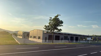 Expose Neue Gewerbehalle - 154-245 m² je Einheit - Lager, Produktion, Werkstatt, Büro - Erstbezug - direkt an der B17, nahe A2 - Teesdorf bei Baden, Kottingbrunn, Bad Vöslau, NÖ südlich von Wien