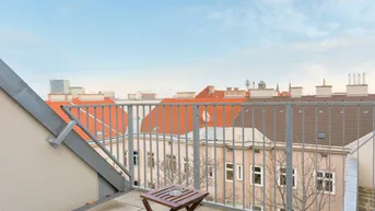 Expose Stylische 2-Zimmer-Dachgeschosswohnung mit Terrasse &amp; Garage nahe Hauptbahnhof