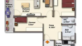 Expose Wohnung im Herzen von Dornbirn - Sackgasse!