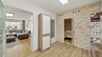 Expose TOP-Preis: Elegante, hochwertig sanierte ca. 93m² Loggia-Wohnung mit Sauna &amp; Homeoffice – beste U1-Anbindung!