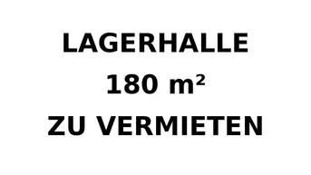 Expose Lagerhalle mit 180 m² Fläche 