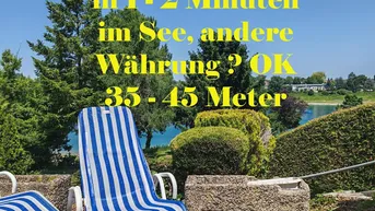 Expose 45 m2 Terrasse mit Seeblick der beeindruckt ! 117 m2 Nutzfläche = 63 m2 Wohnfläche + 54 m2 Terrassen ! + je nach Größe der Autos bis zu 3 Parkplätze inkl. + über 20 Jahre nur im Sommer von Fr -So genutzt + gepflegt + Gärtner + vor Hochwasser gesicherte Investition + 1A Infrastruktur/ Erreichbarkeit + 35 Min. z. B. nach Wien + immer wichtiger = Lage + Lage + Lage !