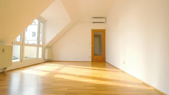 Expose Dachgeschoss-Wohnung in 1060 | Klimaanlage | Balkon in den Innenhof | Nähe Mariahilfer Straße &amp; Gumpendorfer Straße | U6 + U3 + U4