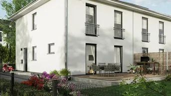 Expose Neubau Doppelhaushälfte belagsfertig mit 110m² Wohnfläche plus rd. 50m² Keller in Seekirchen € 444.800,00 zuzügl. Grundstück