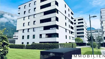 Expose Innsbruck: Stylische 3-Zimmer-Wohnung mit 14 m² Balkon, Alpenblick &amp; großzügiger Park- und Gartenanlage