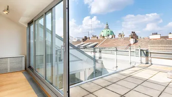 Expose Exklusive Dachgeschoss-Maisonette mit Blick über Wien nahe dem Schwarzenbergplatz