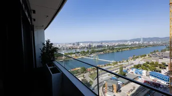 Expose Sonnenuntergänge, Skyline &amp; Donau – Ihr neues vollausgestattetes Luxusapartment in den DANUBEFLATS
