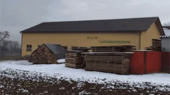 Expose Produktionshalle oder Lagerhalle ~ 500m2 direkt an der B138 zu vermieten 