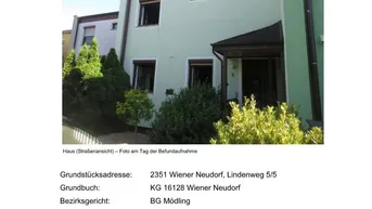 Expose Von Privat - ohne Maklergebühren! Gepflegtes 4-Zimmer-Reihenhaus mit Garten in Wiener Neudorf