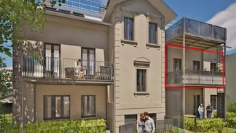 Expose GG5 - EIGENTUM ZUM FAIREN PREIS - TOP 4 - Erstbezug: Raumwunder mit großem Balkon in saniertem Altbau