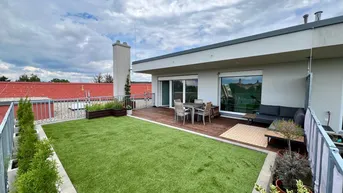 Expose Exklusive, lichtdurchflutete Penthouse-Maisonette mit großzügigem Dachgarten - Single- und Pärchentraum mit Ausblick ins Grüne