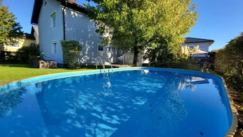 Expose TRAUMHAFTE MIETHAUSHÄLFTE MIT POOL FÜR GARTEN- UND NATURLIEBHABER IN AMSTETTEN