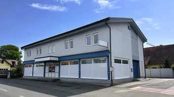 Expose Gewerbeimmobilie mit Schauraum &amp; Wohnung im Zentrum von Lieboch - teilbar, mit Sektionaltor
