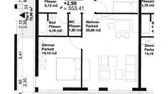 Expose Moderne 3-Zimmer Wohnung mit großem Balkon