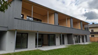 Expose Neubau 3-Zimmer Wohnung mit Terrasse und Garten