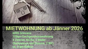 Expose DACHGESCHOSSWOHNUNG 100qm GRINZENS