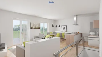 Expose NEUBAU - Erstbezug: 3 Zimmer Maisonette mit 2 Terrassen