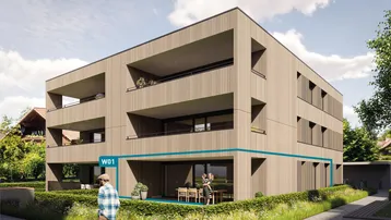 Expose Naturnahes Wohnen! 3-Zimmer-Gartenwohnung W01 in Hörbranz!