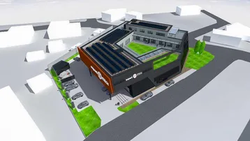 Expose Repräsentative 800-m²-Mietfläche für Büro, Ordination oder Dienstleistung – Neubau in Grein