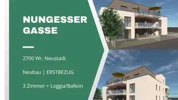 Expose Neubauprojekt - Nungessergasse | 3 Zimmer | Loggia &amp; Balkon | Belagsfertig | inkl. PKW-Stellplatz | TOP 4