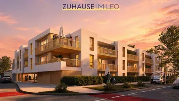 Expose Zuhause IM LEO | Exklusive 2 Zimmer Gartenwohnung mit Terrasse | Tiefgarage im Gebäude | Hauptstraße | Ende 2028 - Top 8