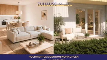Expose Zuhause IM LEO | Schöne 3 Zimmer Gartenwohnung mit Terrasse | Tiefgarage im Gebäude | Hauptstraße | Ende 2028 - Top 4