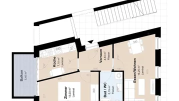 Expose 2,5 Zimmer geförderte Neubauwohnung mit Balkon