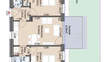 Expose Geförderte Neubauwohnung mit Terrasse und Garten