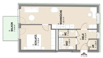 Expose Geförderte Neubauwohnung mit Balkon im 4. Stock
