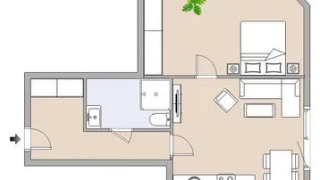Expose Behagliche 2-Zimmer-Wohnung in malerischer Lage